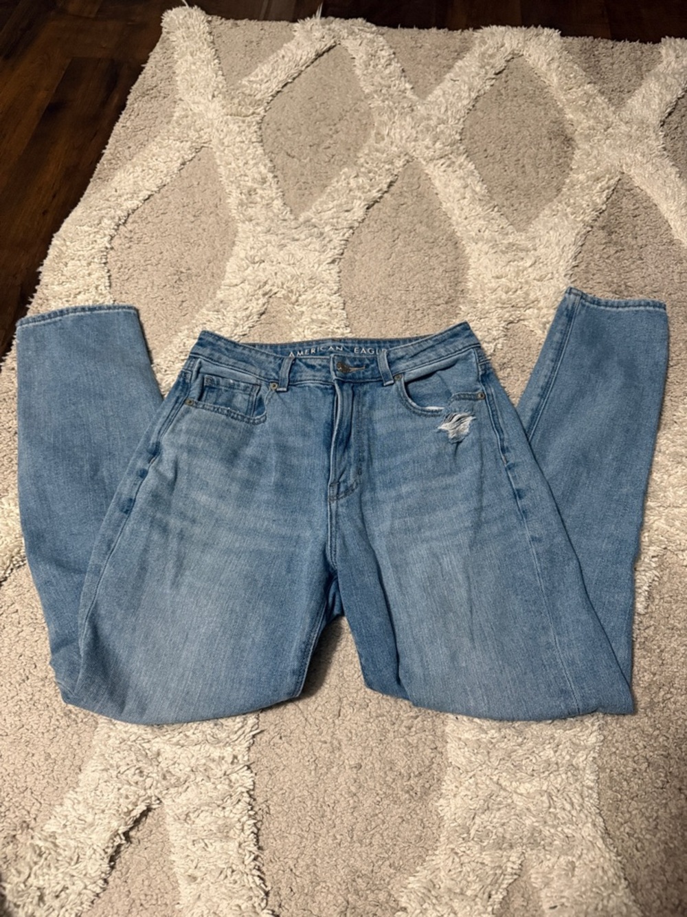 American Eagle Outfitters Light Blue Boyfriend Jeans